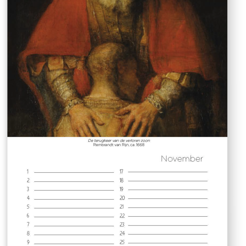 Verjaardagskalender 'Oude meesters' - 9789493206076 -  Verjaardagskalenders bij MajesticAlly