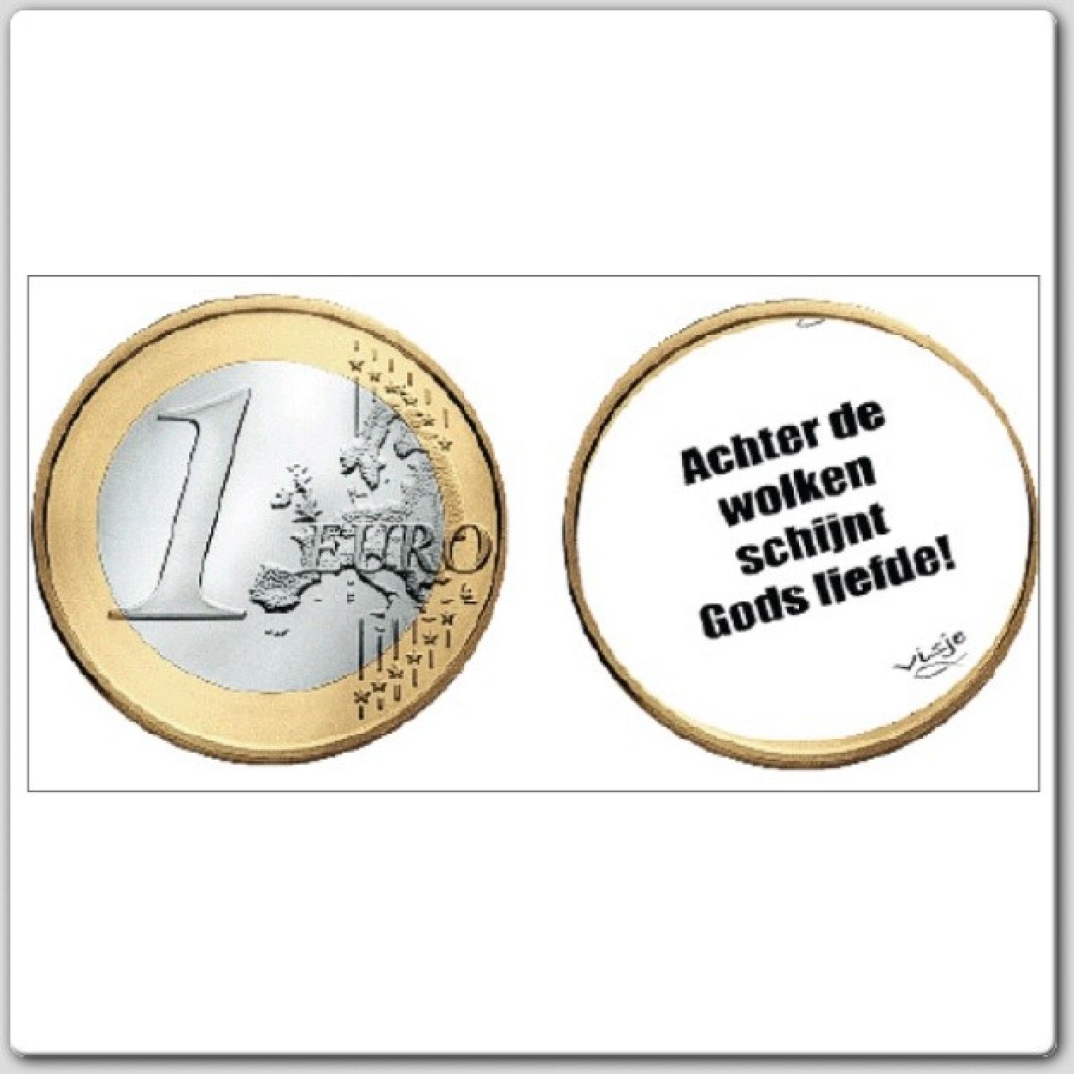 Stickervel serie c euromunten - 44413 -  Divers bij MajesticAlly