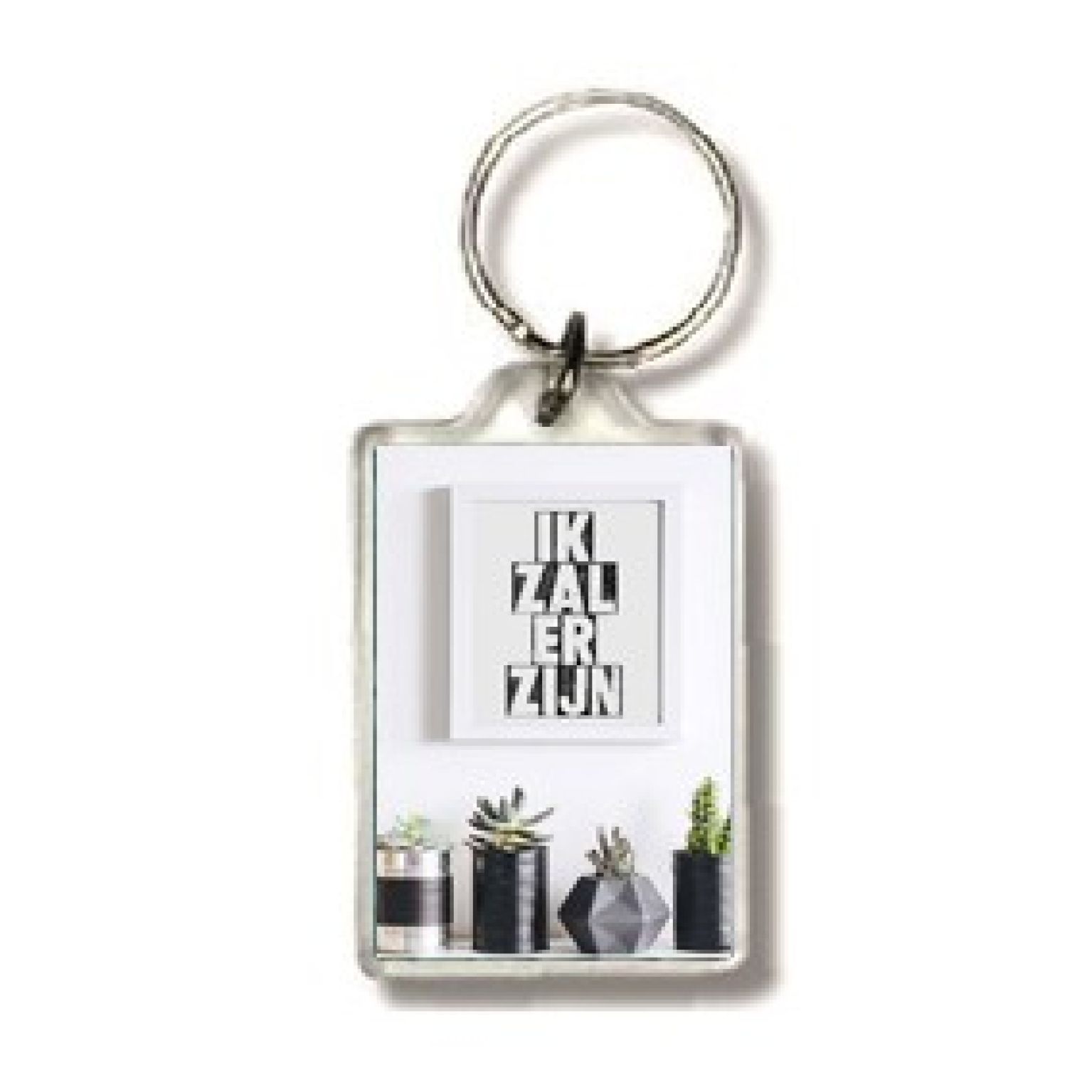 Sleutelhanger Ik zal er zijn - 552627SL -  Puur / Serenity bij MajesticAlly