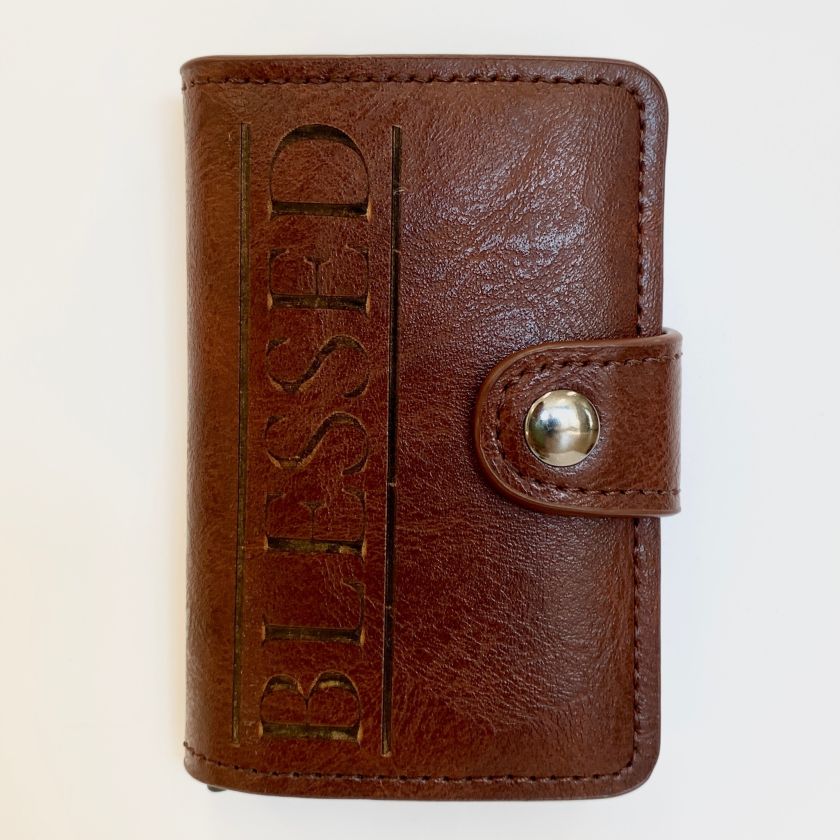 MA20204 Wallet 'Blessed' - donkerbruin