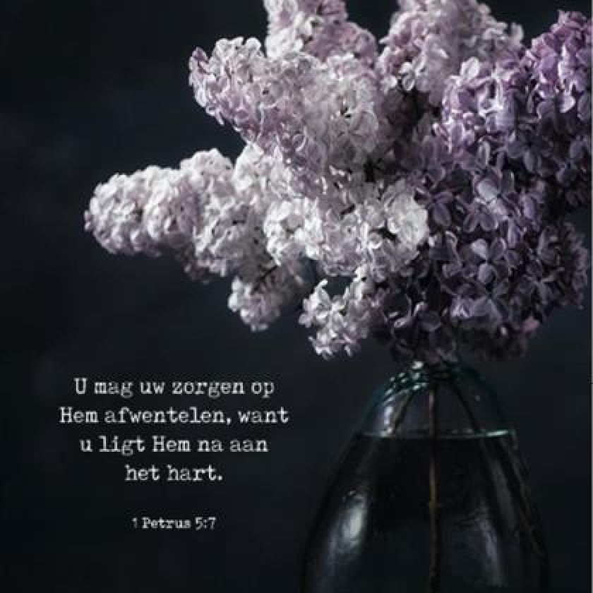 Kaartcadeau U mag uw zorgen op Hem afwentelen - MA37046 -  Kaarten bij MajesticAlly