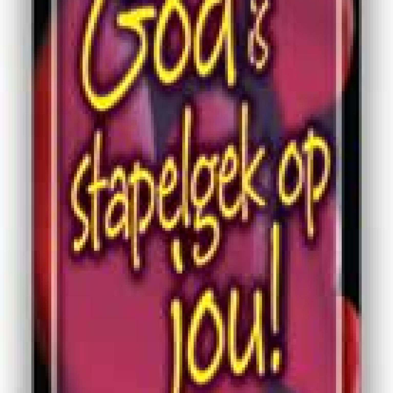 Boekenlegger 'God is stapelgek op jou'