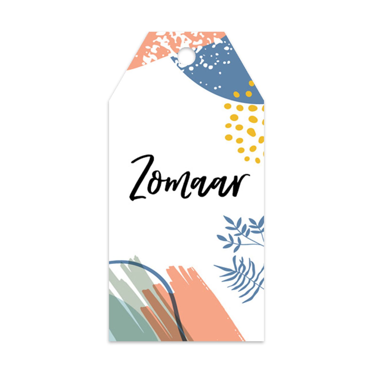 Cadeaulabel 'Zomaar'