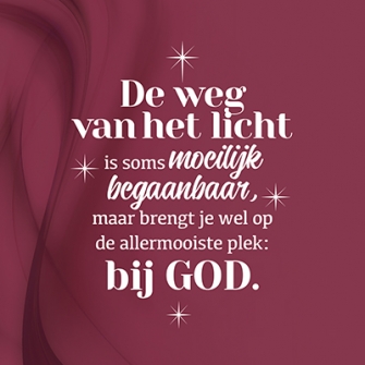 Kerstkaart 'De weg van het licht' - 454099 -  Kerst-Morgenster bij MajesticAlly