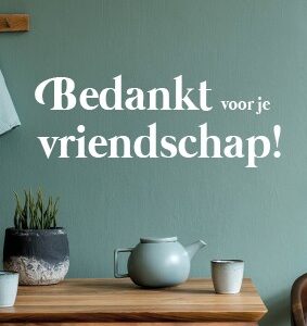 Kaart 'Bedankt voor je vriendschap' - 552601S - Puur 2020 bij MajesticAlly