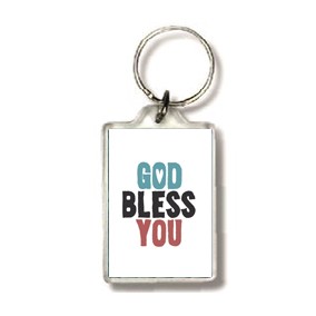 Sleutelhanger God bless you - 552551SL - Cadeau's bij MajesticAlly