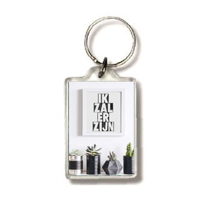 Sleutelhanger Ik zal er zijn - 552627SL -  Puur / Serenity bij MajesticAlly