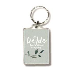 Sleutelhanger De liefde zal nooit vergaan - 552862SL -  Puur / Serenity bij MajesticAlly