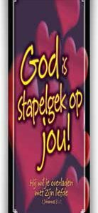 Boekenlegger 'God is stapelgek op jou'