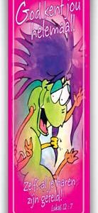 Boekenlegger 'God kent jou helemaal'