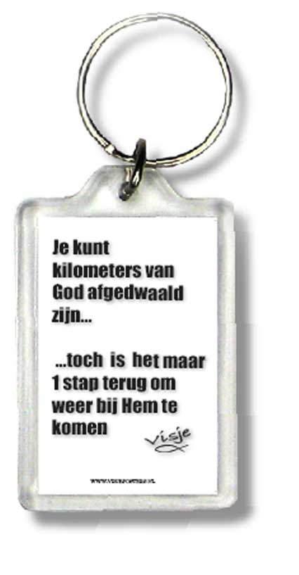 Sleutelhanger visje je kunt kilometers - 44390 - Visje Sleutelhangers bij MajesticAlly