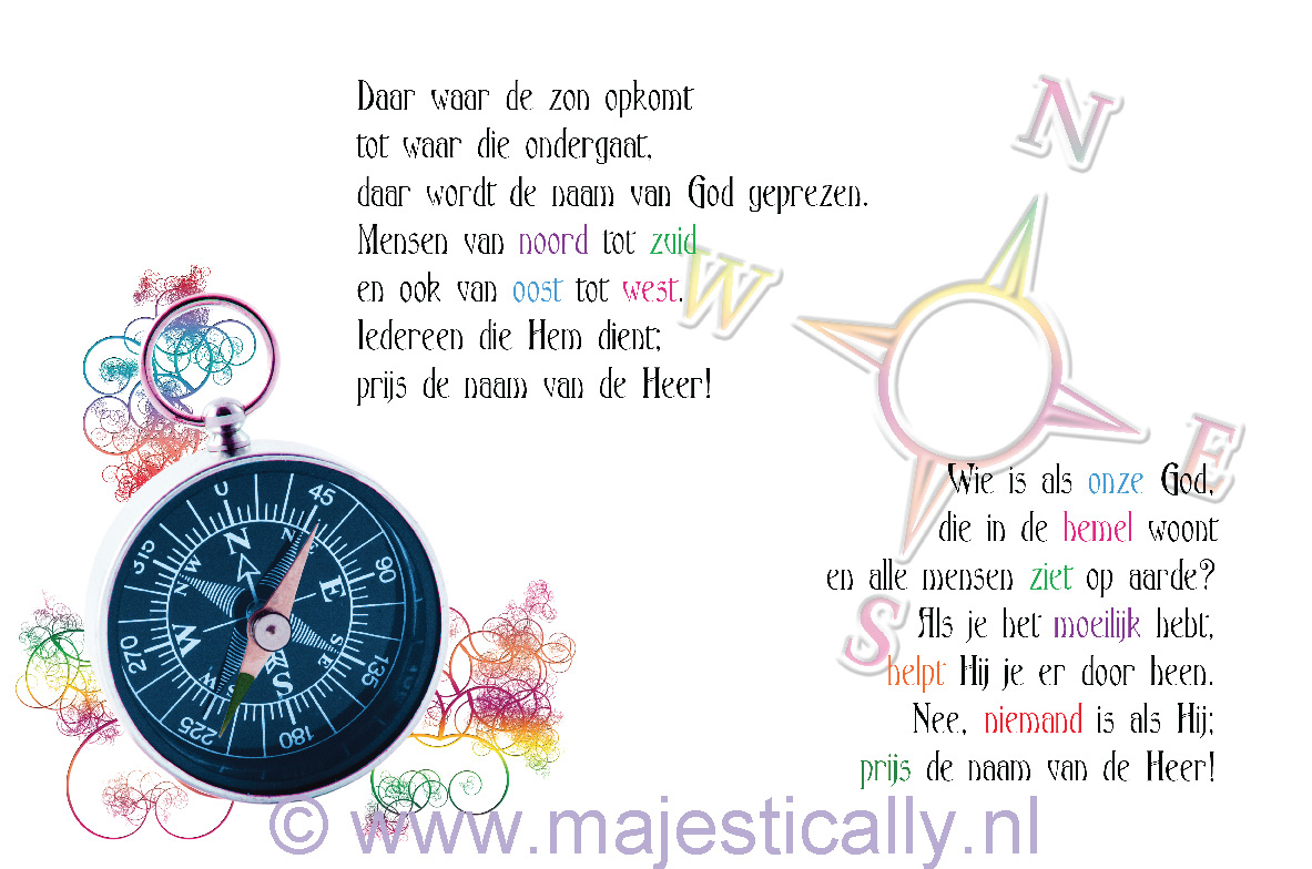 Kinderkaart daar waar de zon opgaat - MA13010 -  Kinderkaarten bij MajesticAlly