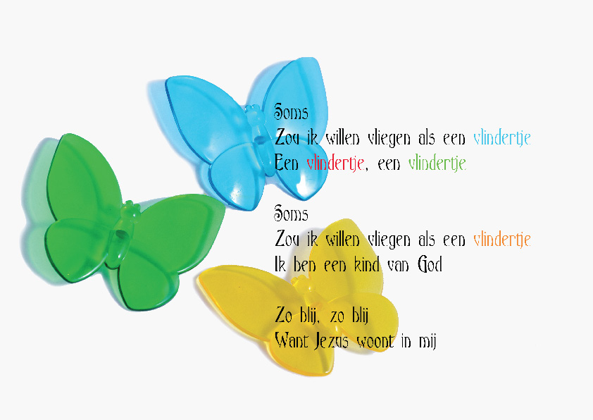 Prentbriefkaart 'Soms zou ik willen vliegen'