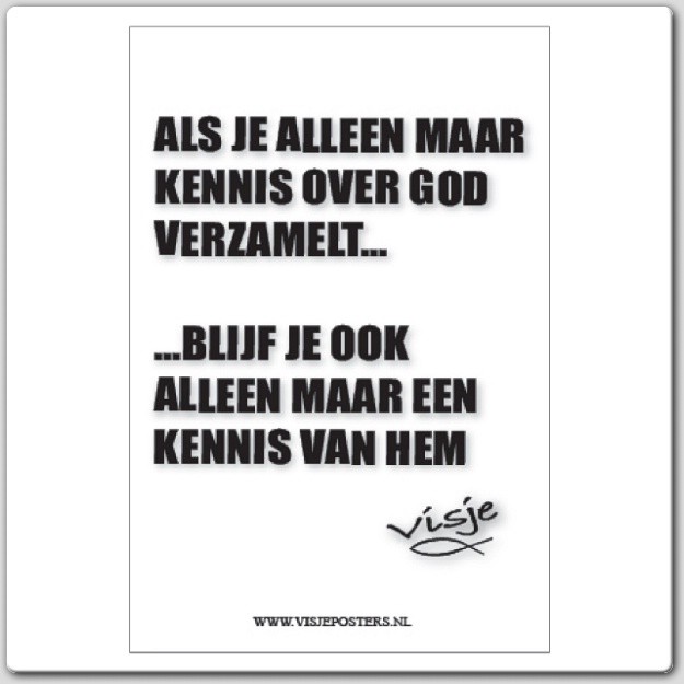 Kaart visje als je alleen maar kennis - 44083 -  Visje kaarten bij MajesticAlly