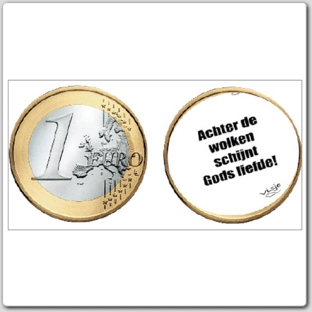 Stickervel serie c euromunten - 44413 - Divers bij MajesticAlly