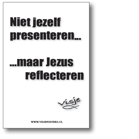 minikaart Visje 'Niet jezelf presenteren'