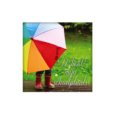 Wenskaart 'U bent mijn schuilplaats' - MA14010 - Living Melodies bij MajesticAlly