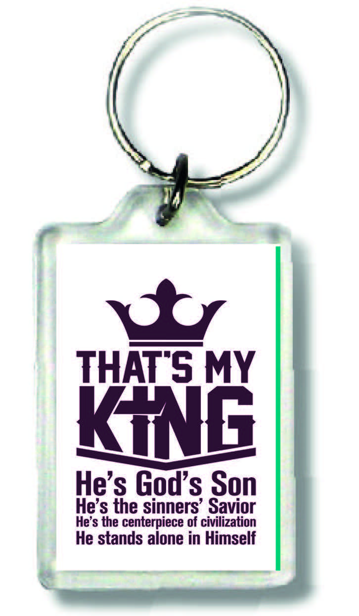 Sleutelhanger thats my King - MA23019 - Bible Verses bij MajesticAlly