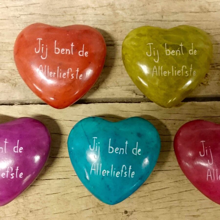 Jij bent de allerliefste lichtblauw hart - 5500359551 - Fairtrade bij MajesticAlly