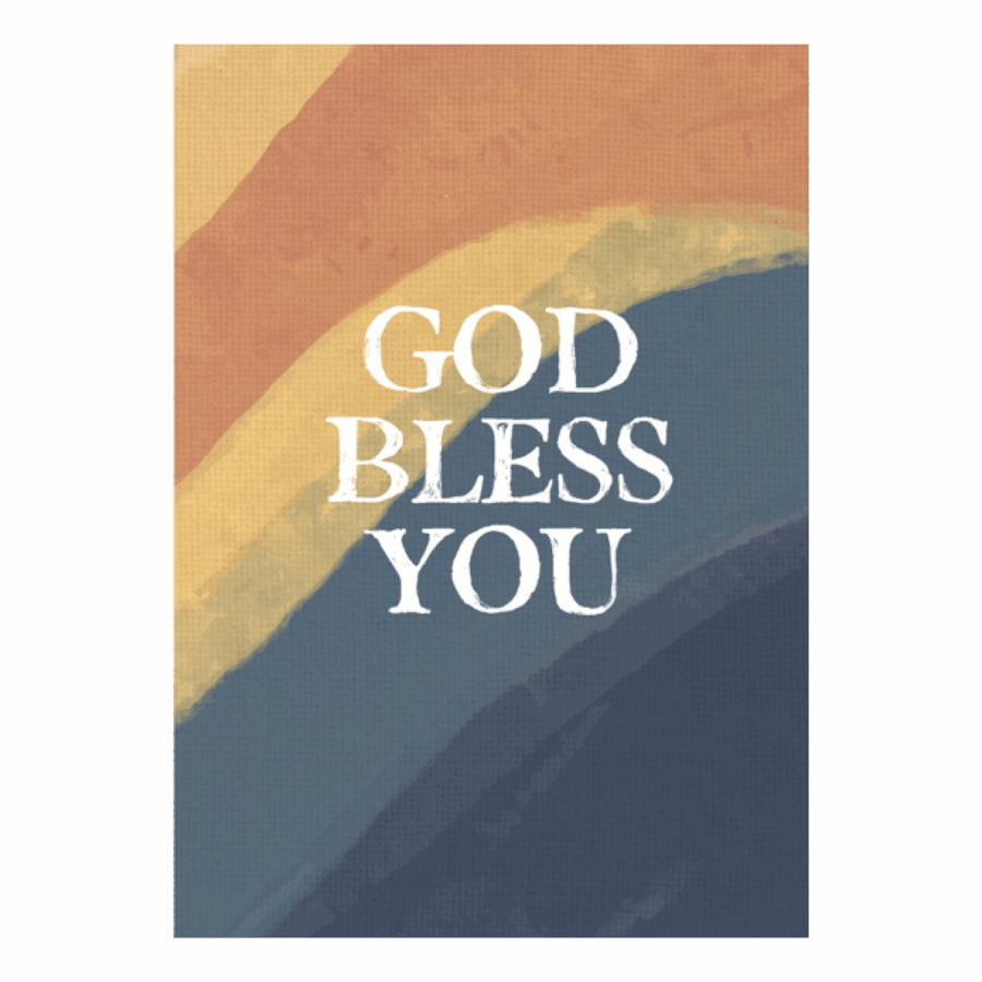 Poster 'God bless you'