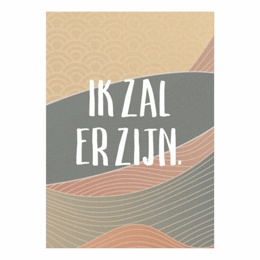 Poster 'Ik zal er zijn'