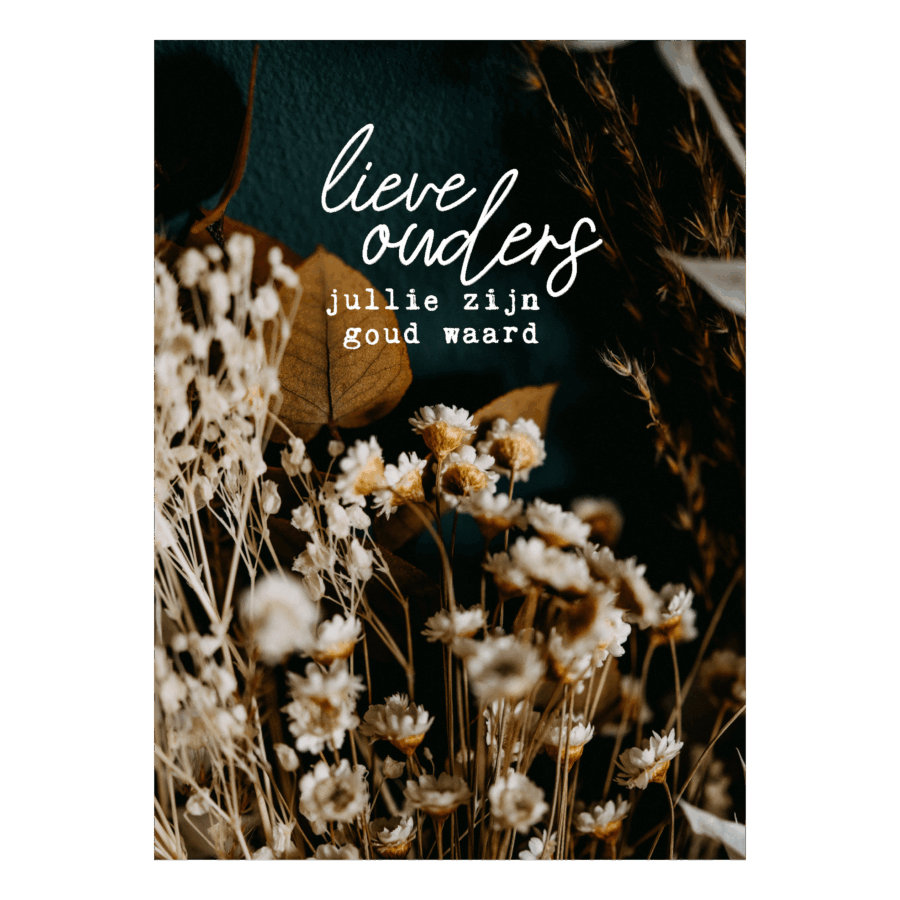 Interieurbord 'Lieve ouders'