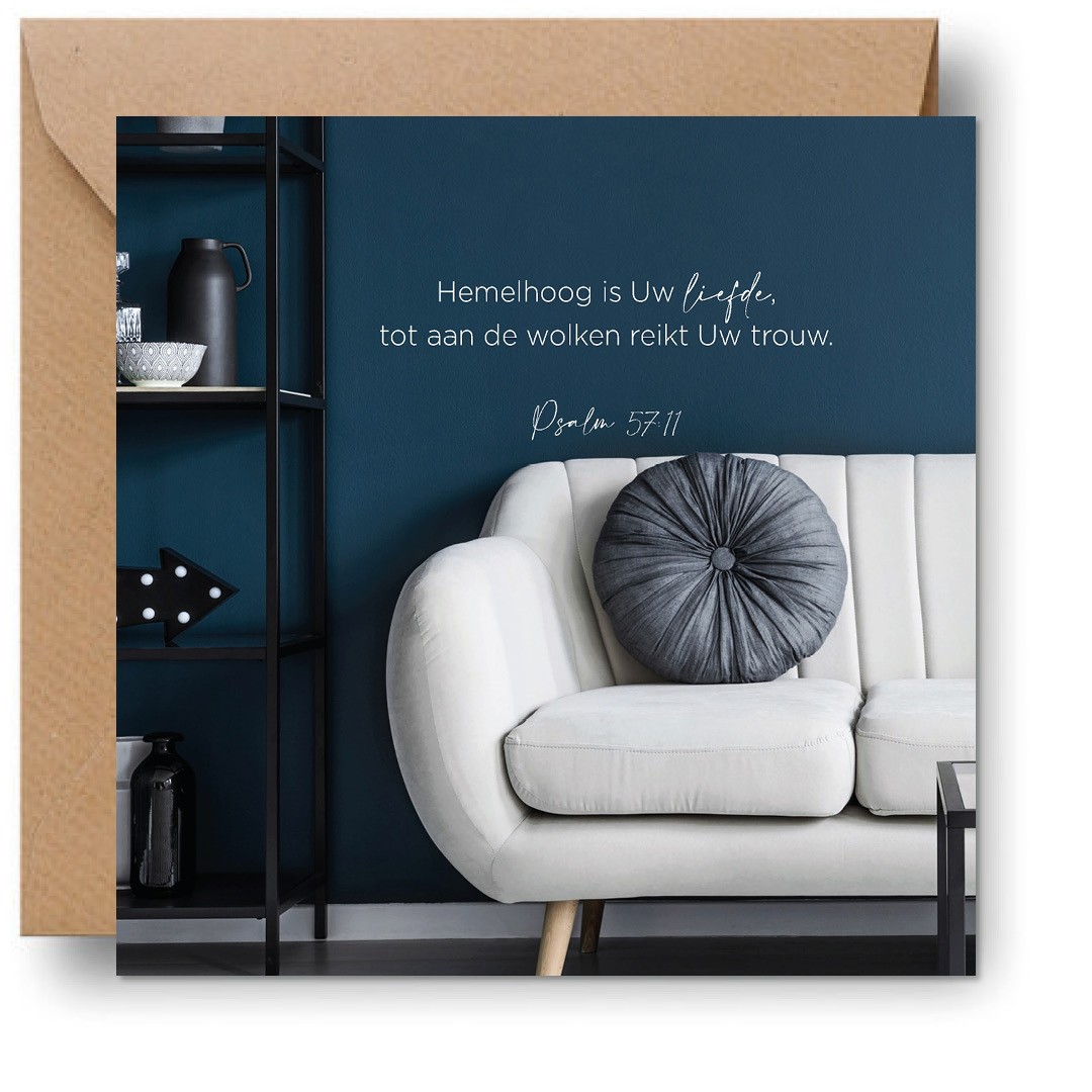 Interieurcadeau 'Hemelhoog is Uw liefde' - MA39735 -  Cadeauborden bij MajesticAlly