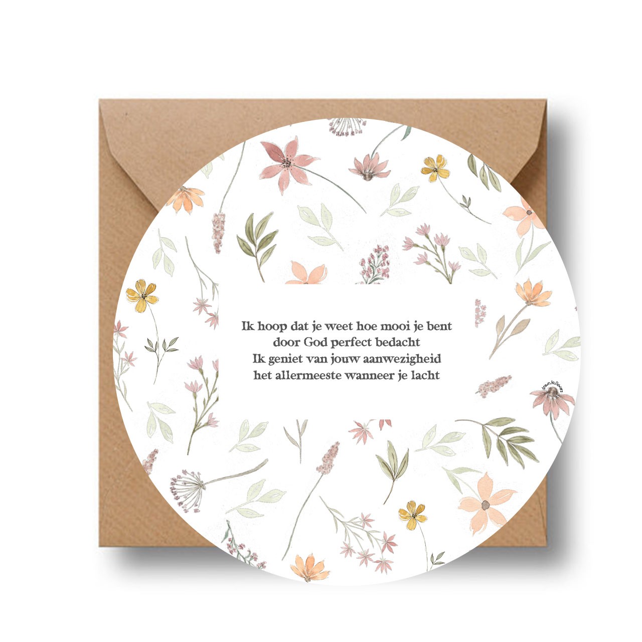 Cirkelcadeau 'Ik hoop dat je weet' - MA39660 - Moederdag bij MajesticAlly