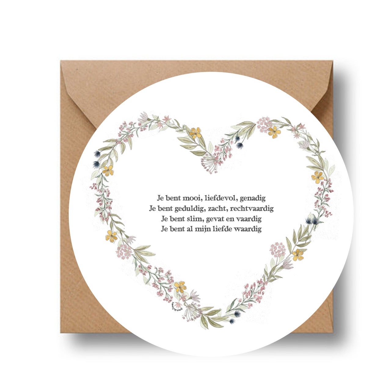 Cirkelcadeau 'Je bent mooi, liefdevol, genadig' - MA39658 - Moederdag bij MajesticAlly