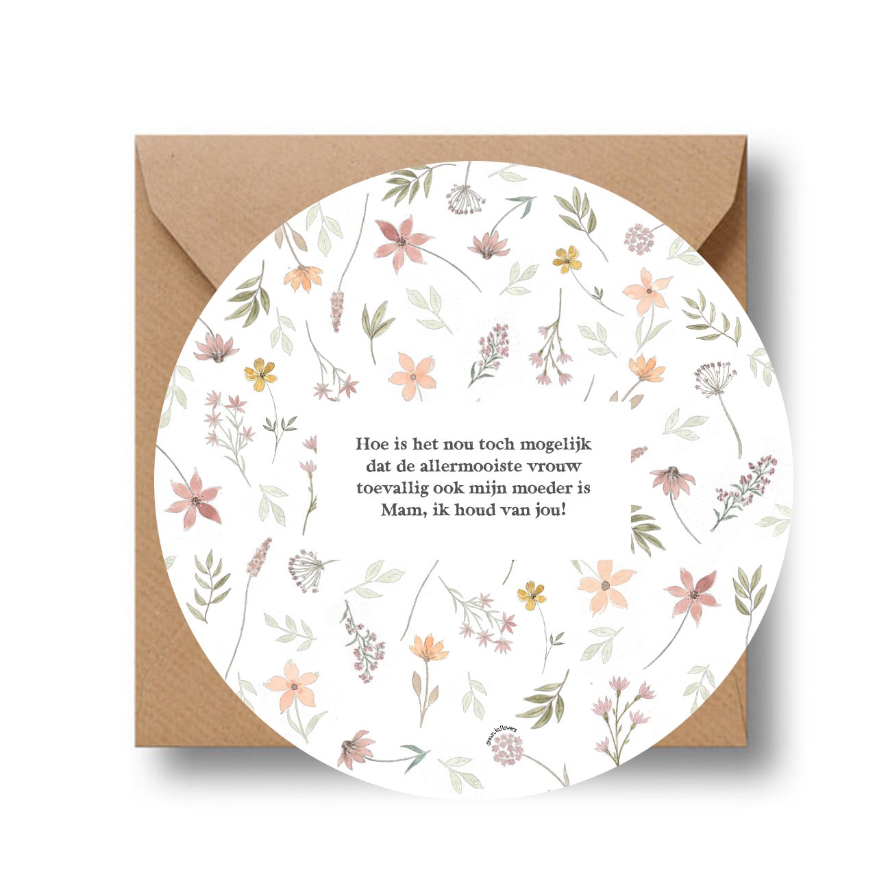 Cirkelcadeau 'Hoe is het nou toch mogelijk' - MA39657 - Moederdag bij MajesticAlly