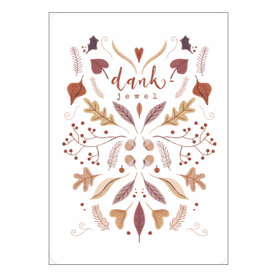 Kaart 'Dankjewel'