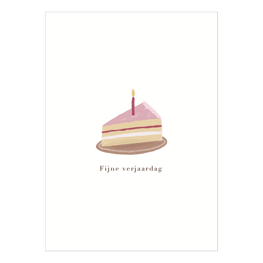 Fijne verjaardag taartje