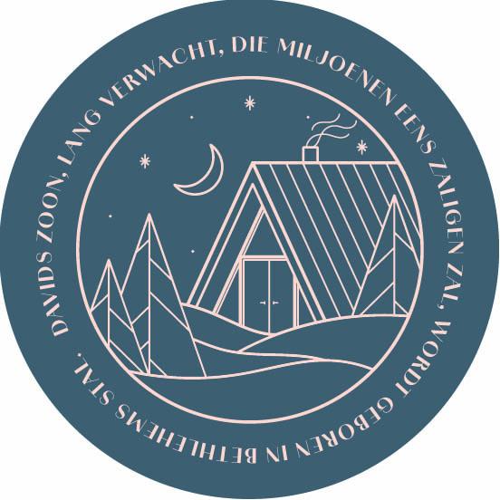 Kerstkaart rond 'Davids Zoon'