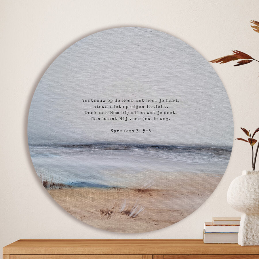 Muurcirkel 'Zand en zee'