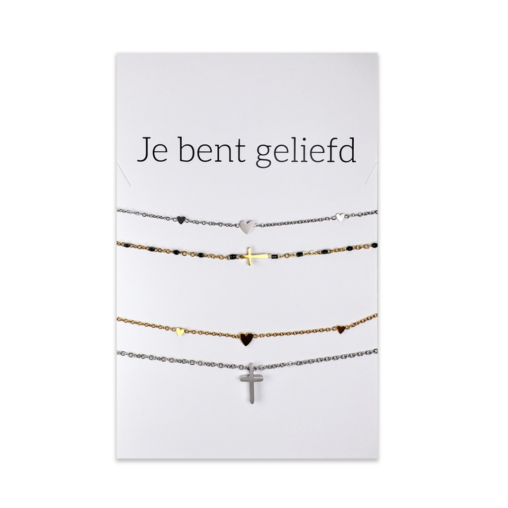 Sieraadkaart los 'Je bent geliefd'