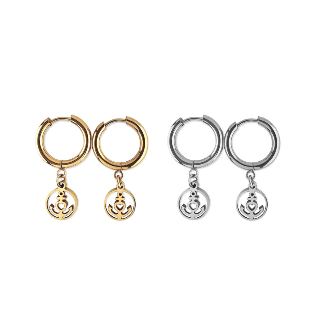 Oorbel - ring geloof,hoop,liefde