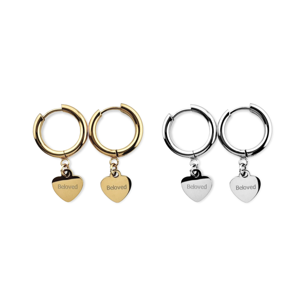 Oorbel - ring Beloved