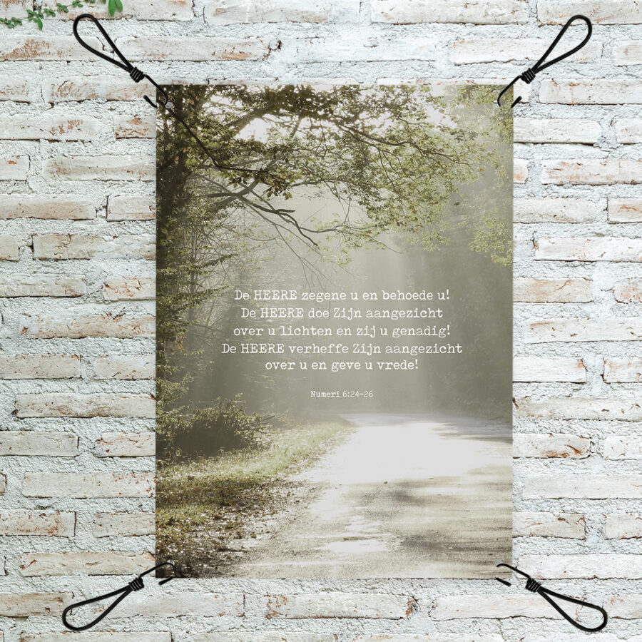 Tuinposter Zegenbede