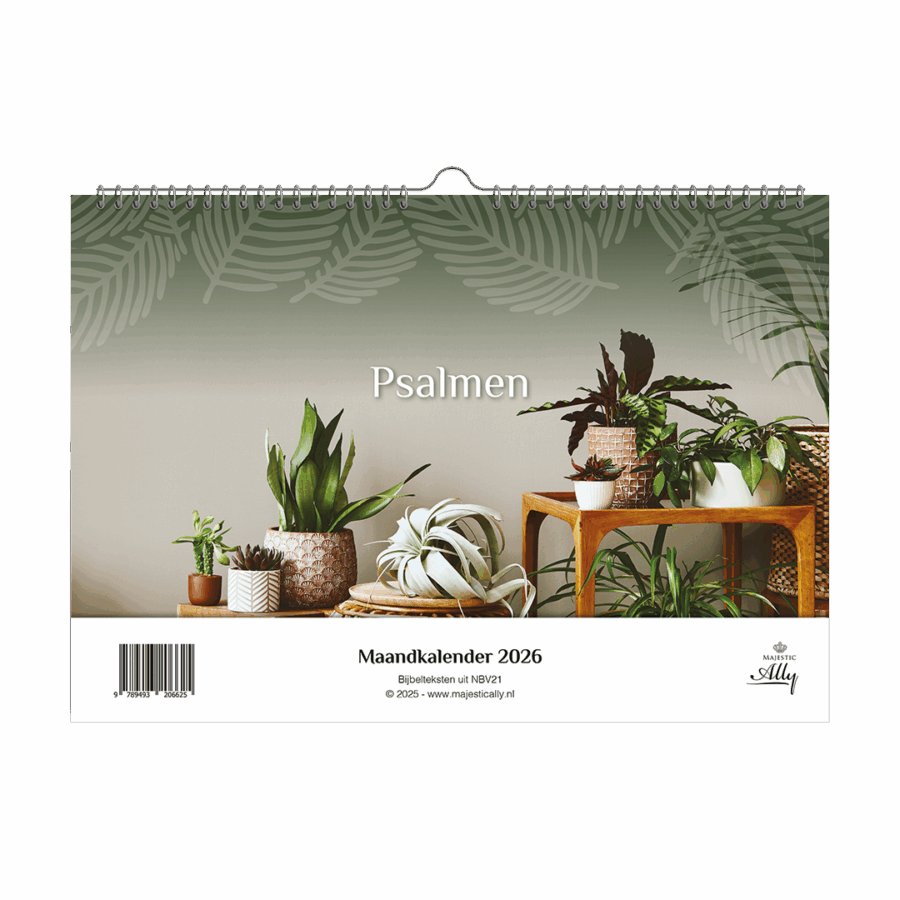 Maandkalender Majestically 2026