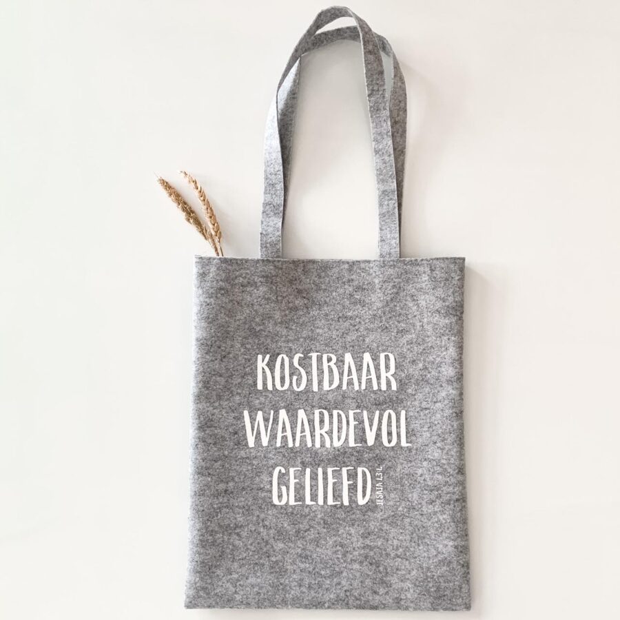 Vilten tas 'Kostbaar, waardevol, geliefd'