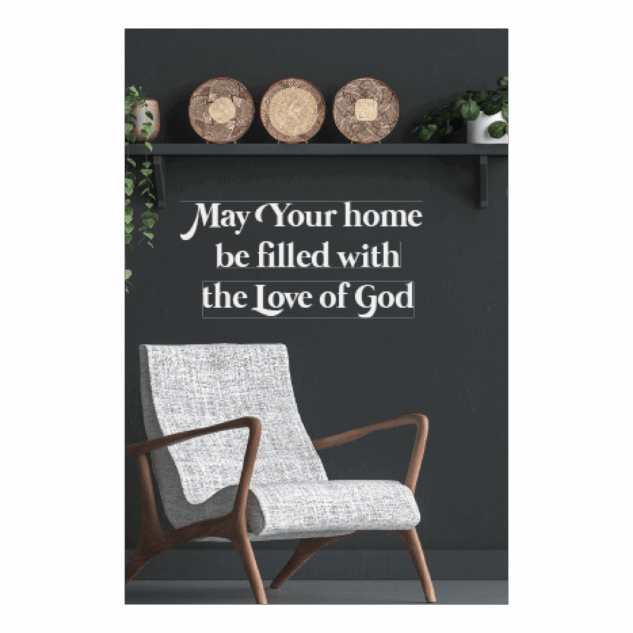 Metal Deco A3 'May your home'