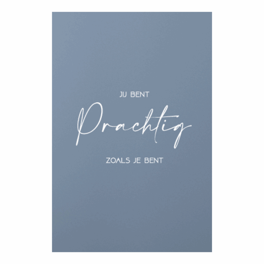 Minikaart 'Jij bent prachtig'