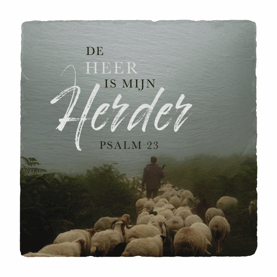 Leisteen 'De Heer is mijn Herder'