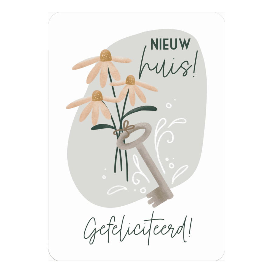 Kaart 'Nieuw huis'