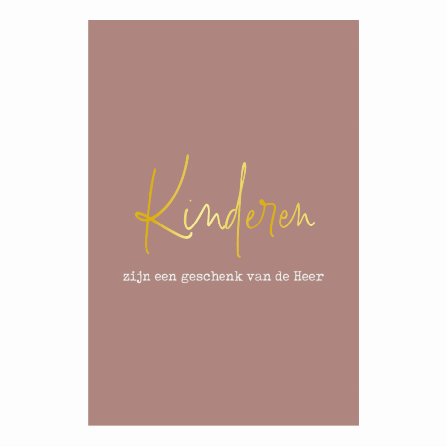 Kaart 'Kinderen zijn een geschenk'