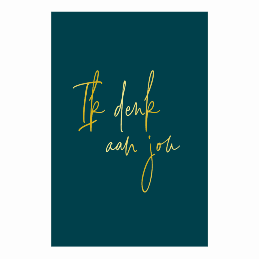 Kaart 'Ik denk aan jou'