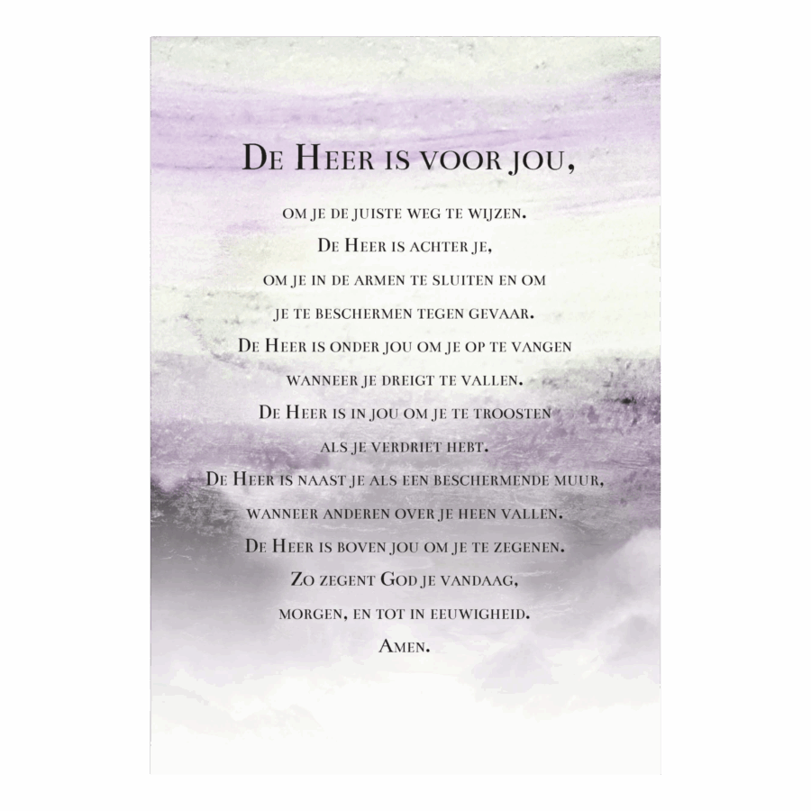 Poster 'Zegenbede St Patrick'