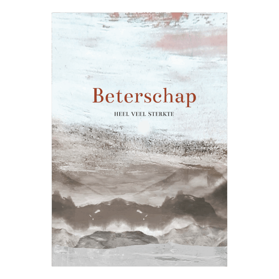 Wenskaart 'Beterschap'