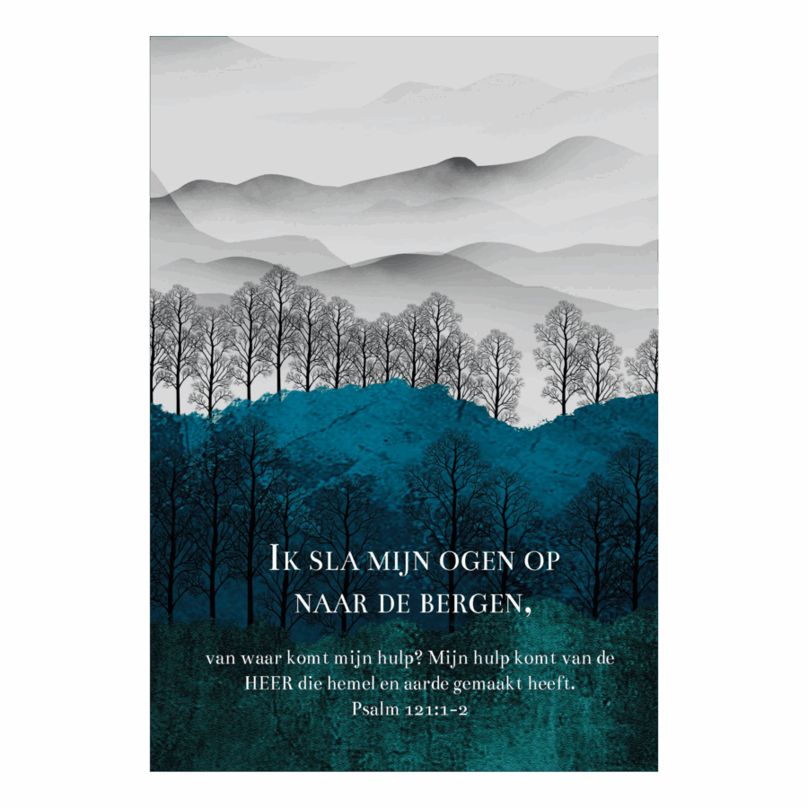 Poster 'Psalm 121:1'