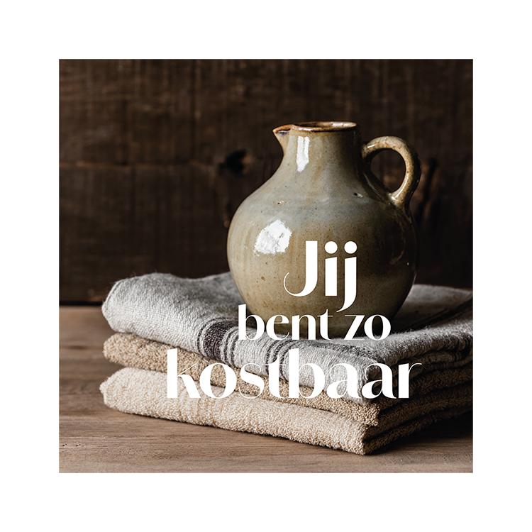 Kaart 'Jij bent zo kostbaar'